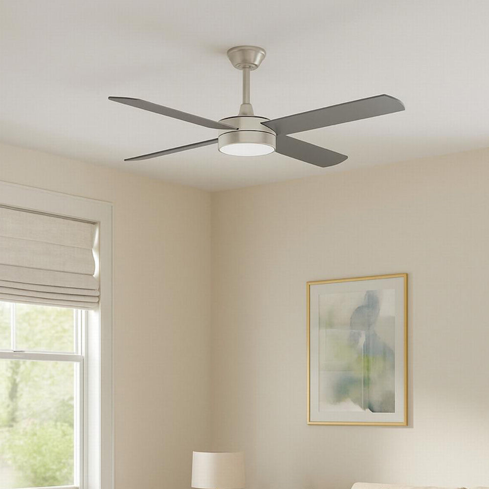 Bryant LED Ceiling Fan in bedroom.
