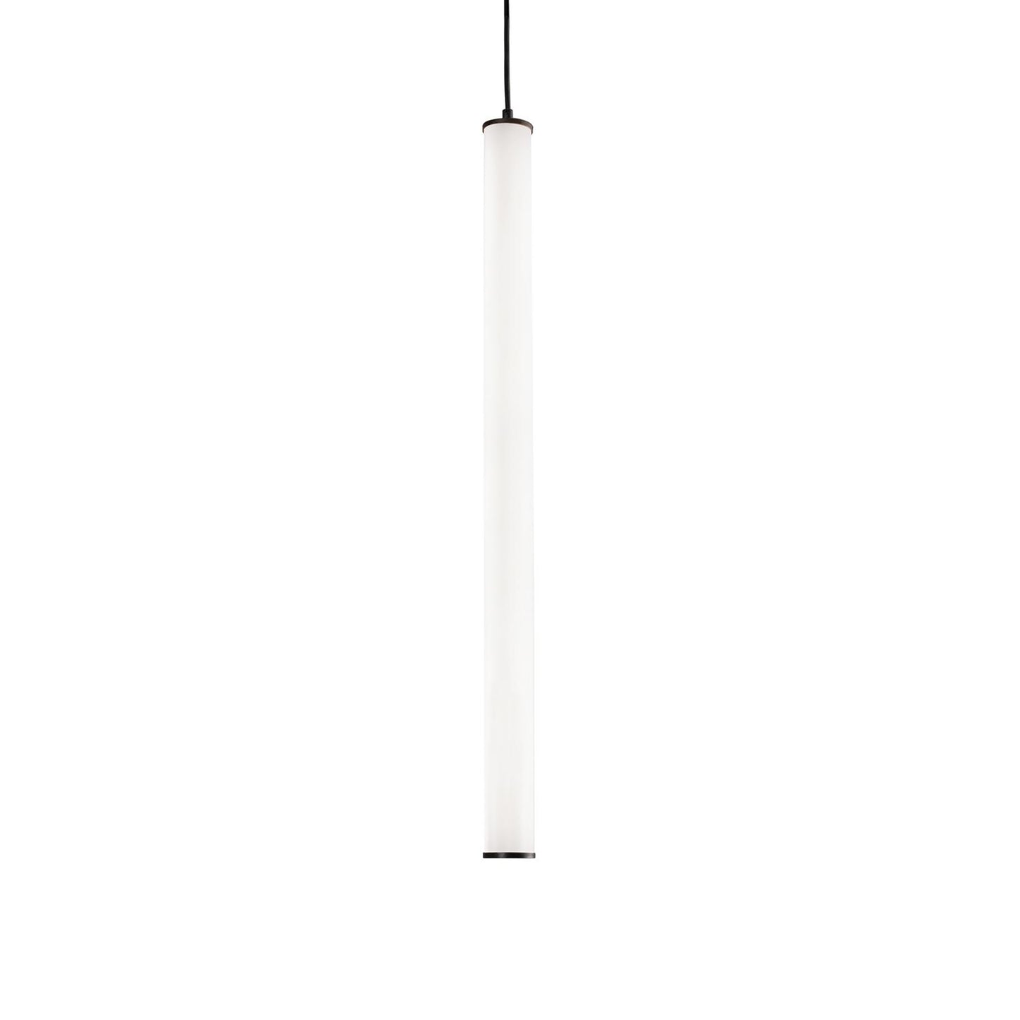 Caden LED Pendant Light in Black (36-Inch).