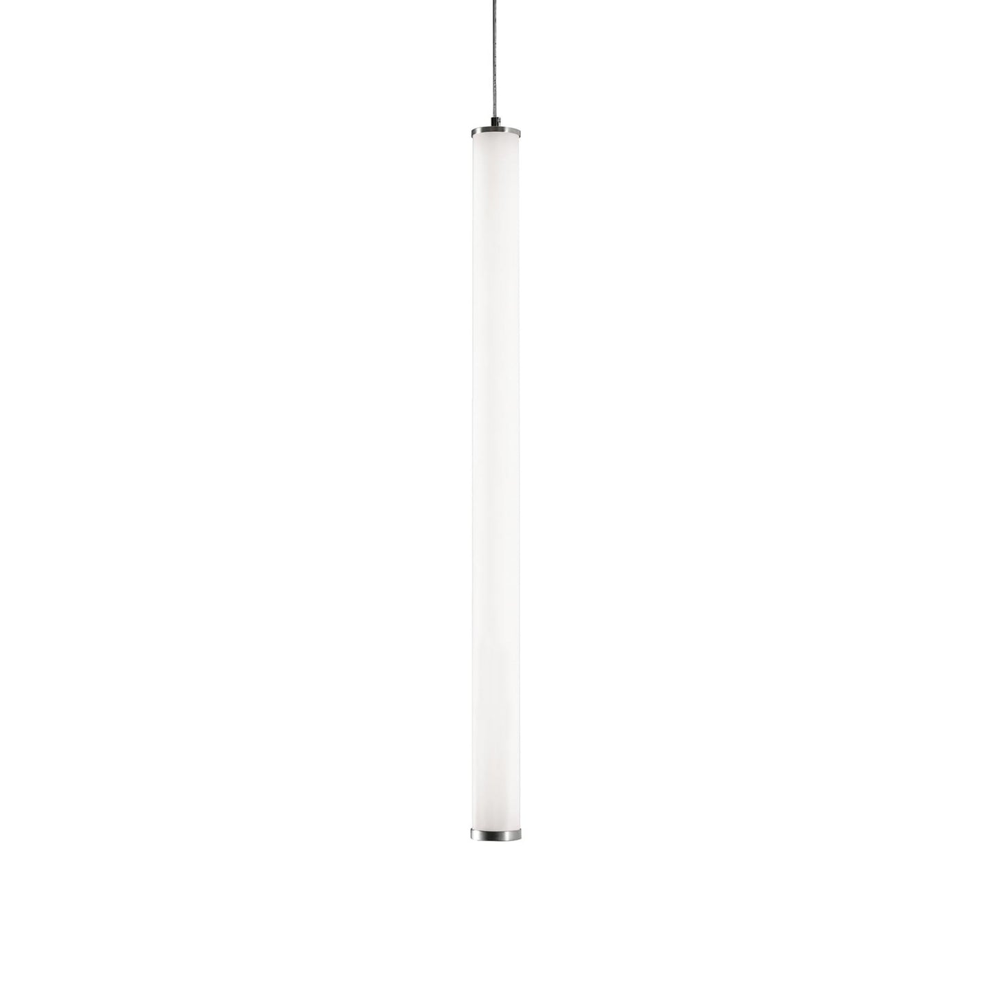Caden LED Pendant Light in Satin Nickel (36-Inch).