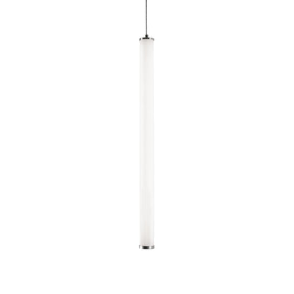 Caden LED Pendant Light in Satin Nickel (36-Inch).