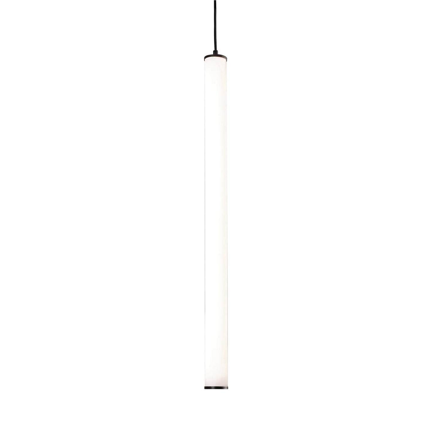 Caden LED Pendant Light in Black (48-Inch).
