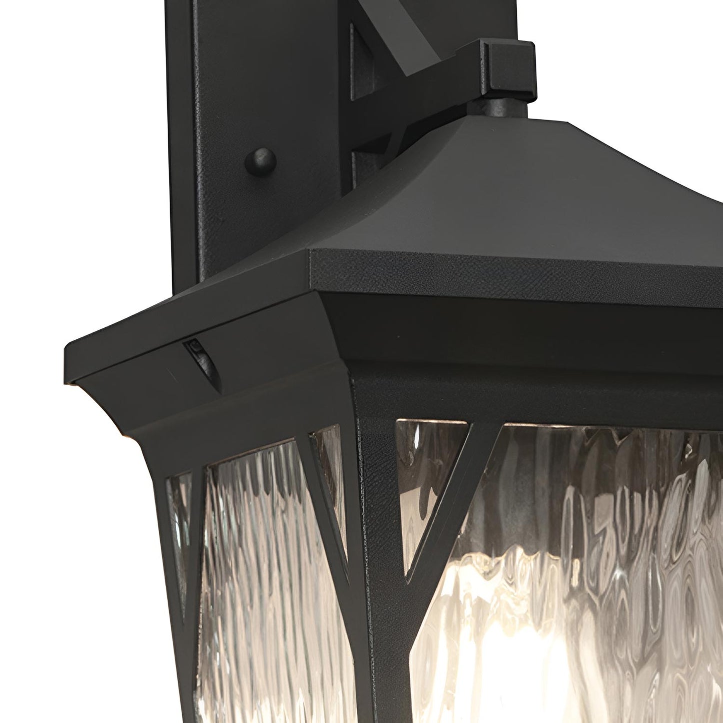 Campton Outdoor LED Wall Light in Detail.