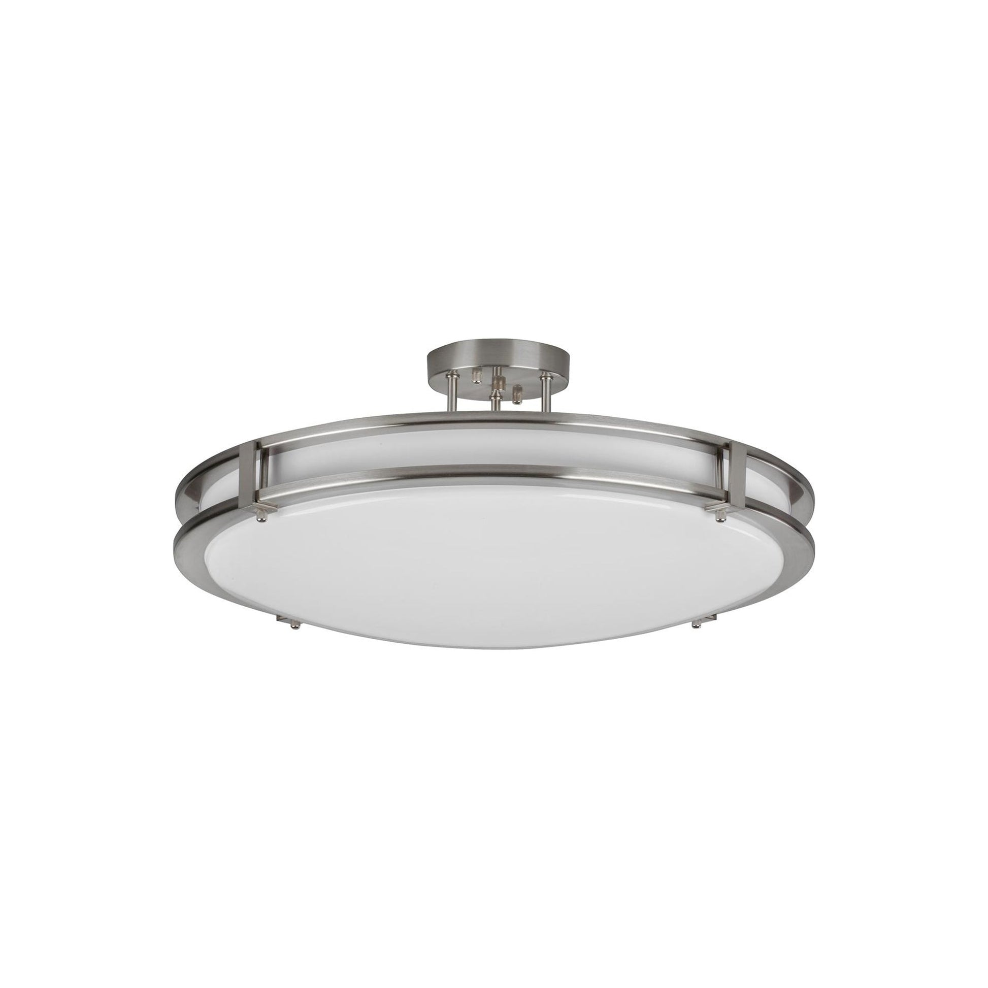 Carlisle LED Semi Flush Mount Ceiling Light (12-Inch).
