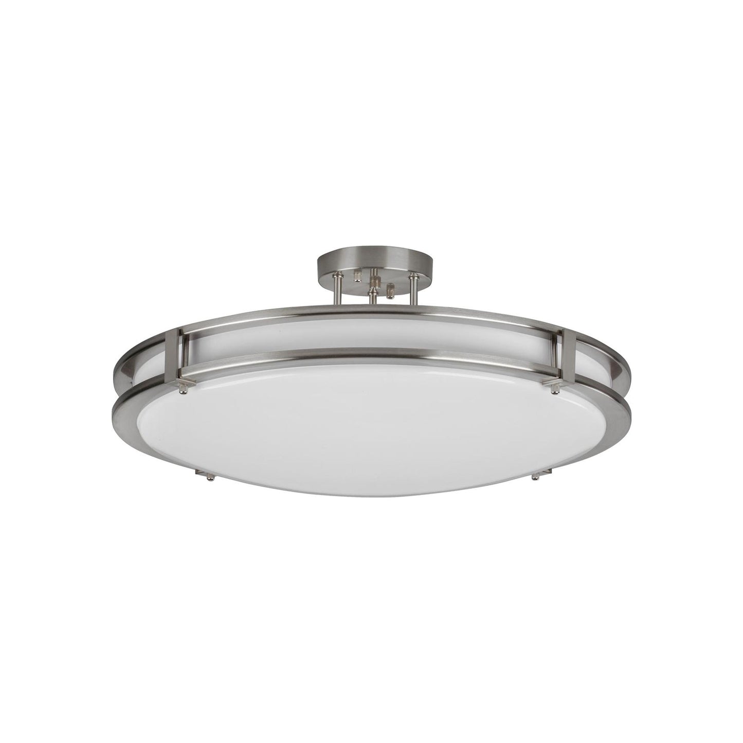 Carlisle LED Semi Flush Mount Ceiling Light (14-Inch).