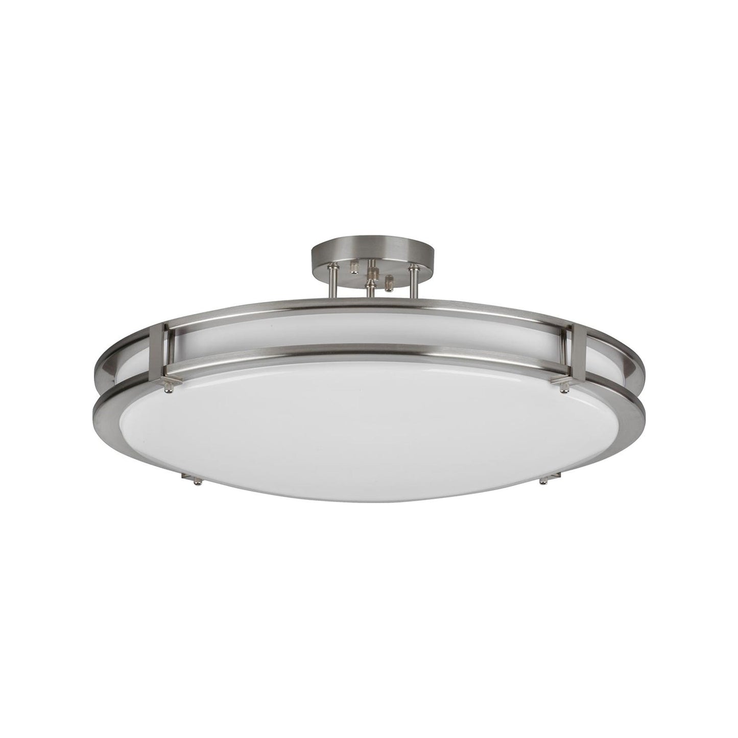 Carlisle LED Semi Flush Mount Ceiling Light (18-Inch).