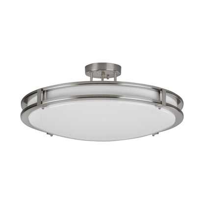 Carlisle LED Semi Flush Mount Ceiling Light (24-Inch).