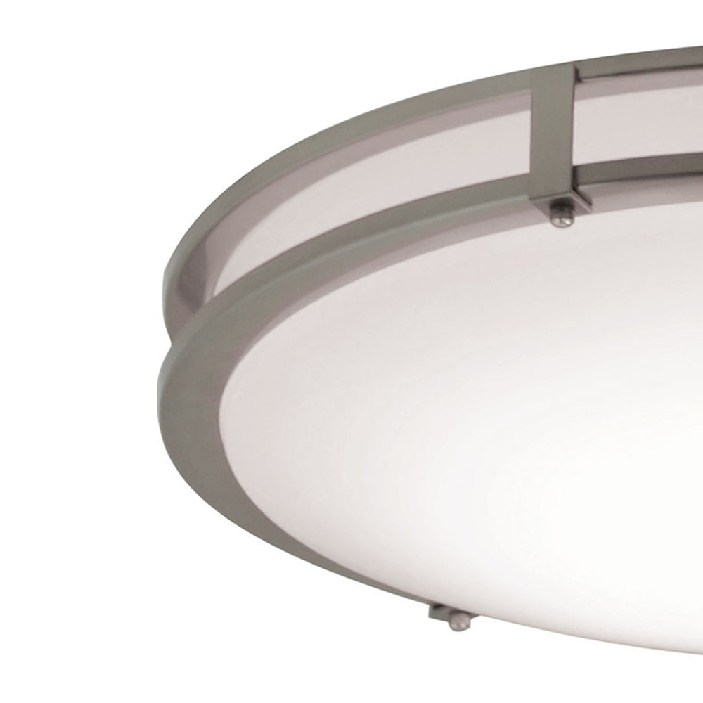 Carlisle Round LED Flush Mount Ceiling Light in Detail.