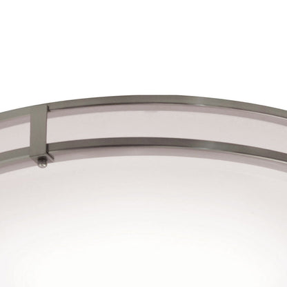 Carlisle Round LED Flush Mount Ceiling Light in Detail.