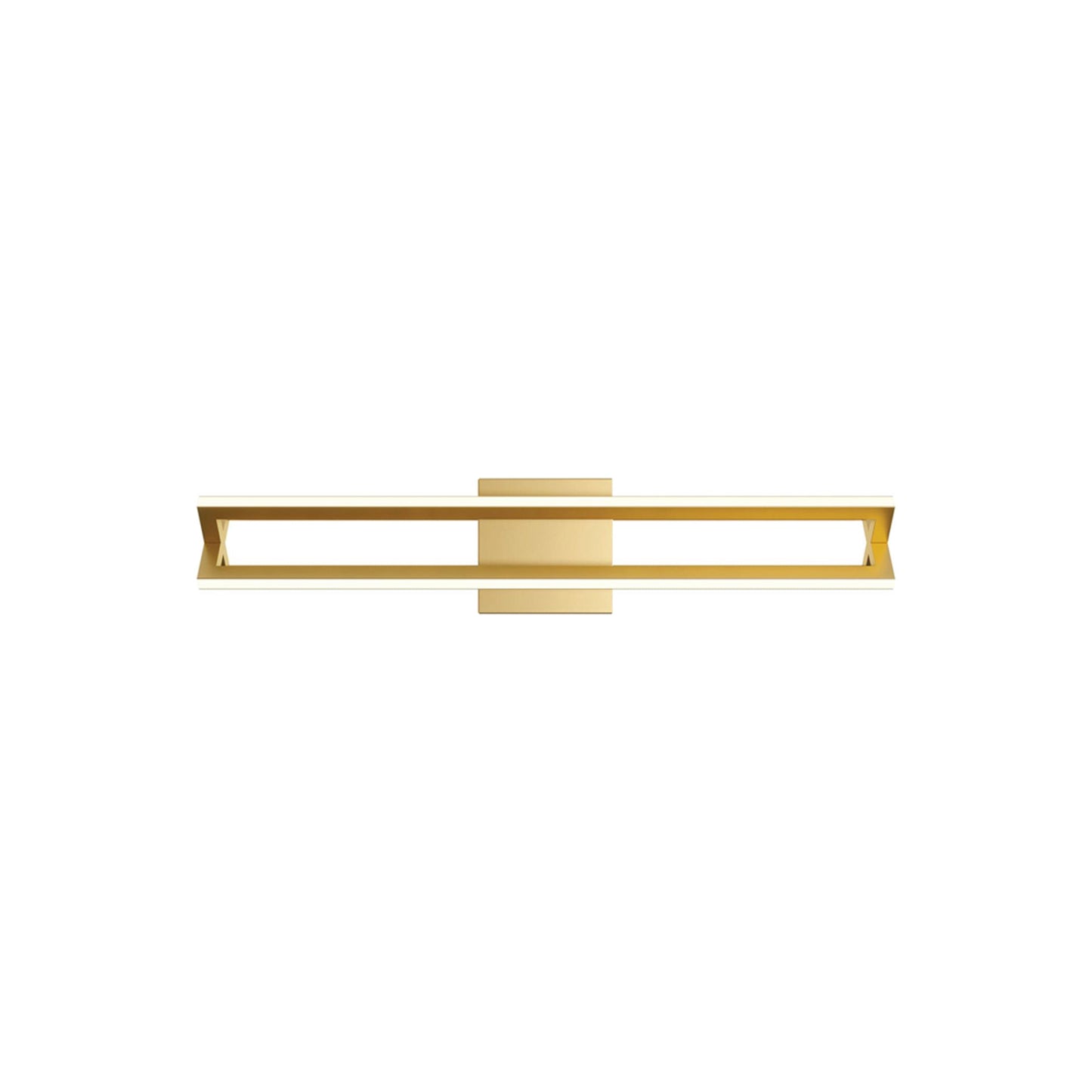 Cass LED Bath Vanity Light in Gold (24-Inch).