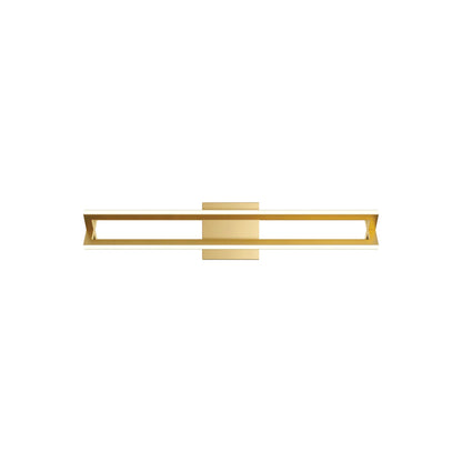 Cass LED Bath Vanity Light in Gold (24-Inch).