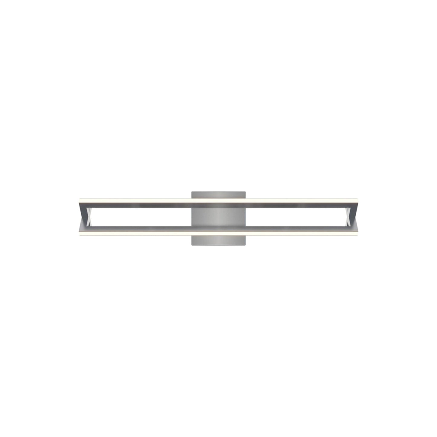 Cass LED Bath Vanity Light in Satin Nickel (24-Inch).