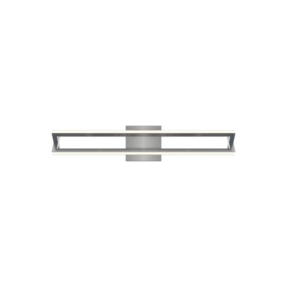Cass LED Bath Vanity Light in Satin Nickel (24-Inch).