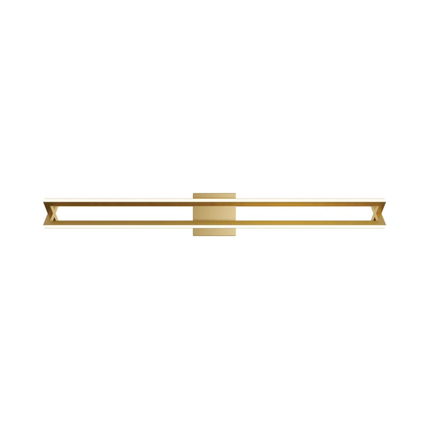 Cass LED Bath Vanity Light in Gold (36-Inch).