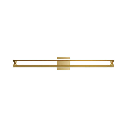 Cass LED Bath Vanity Light in Gold (36-Inch).
