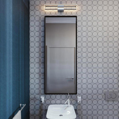 Cass LED Bath Vanity Light in bathroom.