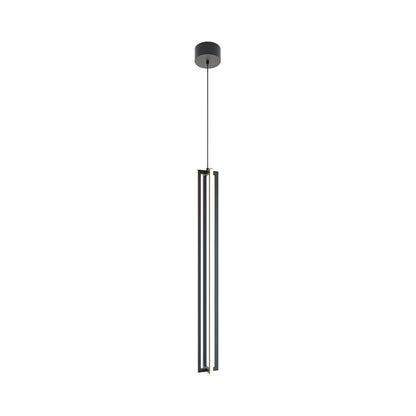 Cass LED Pendant Light in Black (36-Inch).