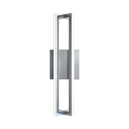 Cass LED Wall Light in Satin Nickel.