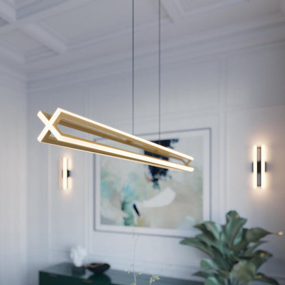 Cass Linear LED Pendant Light in Detail.