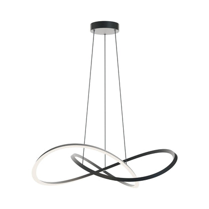 Celeste LED Pendant Light in Black (31.5-Inch).