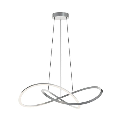 Celeste LED Pendant Light in Satin Nickel (31.5-Inch).