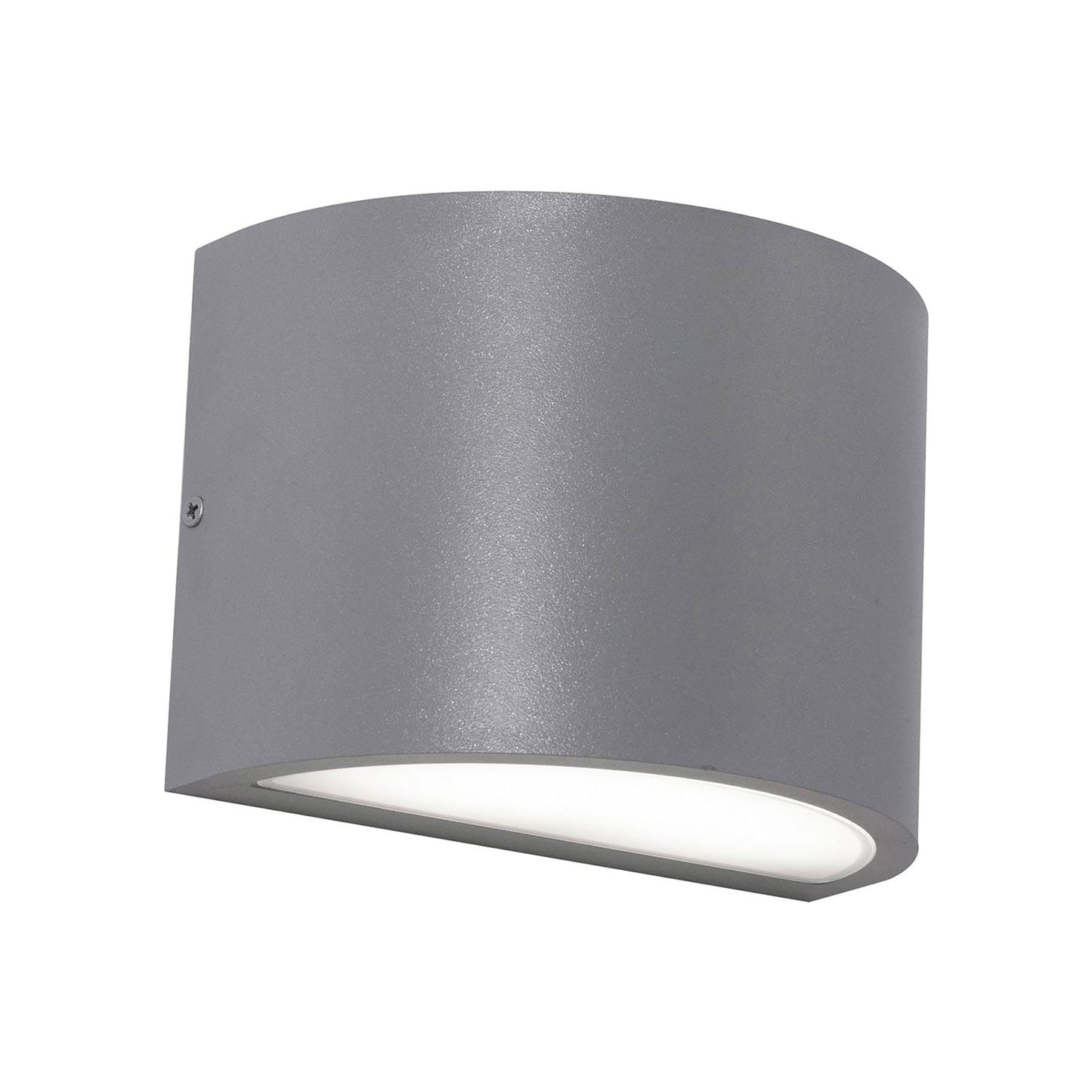 Celia Outdoor LED Wall Light in Textured Grey (5-Inch).