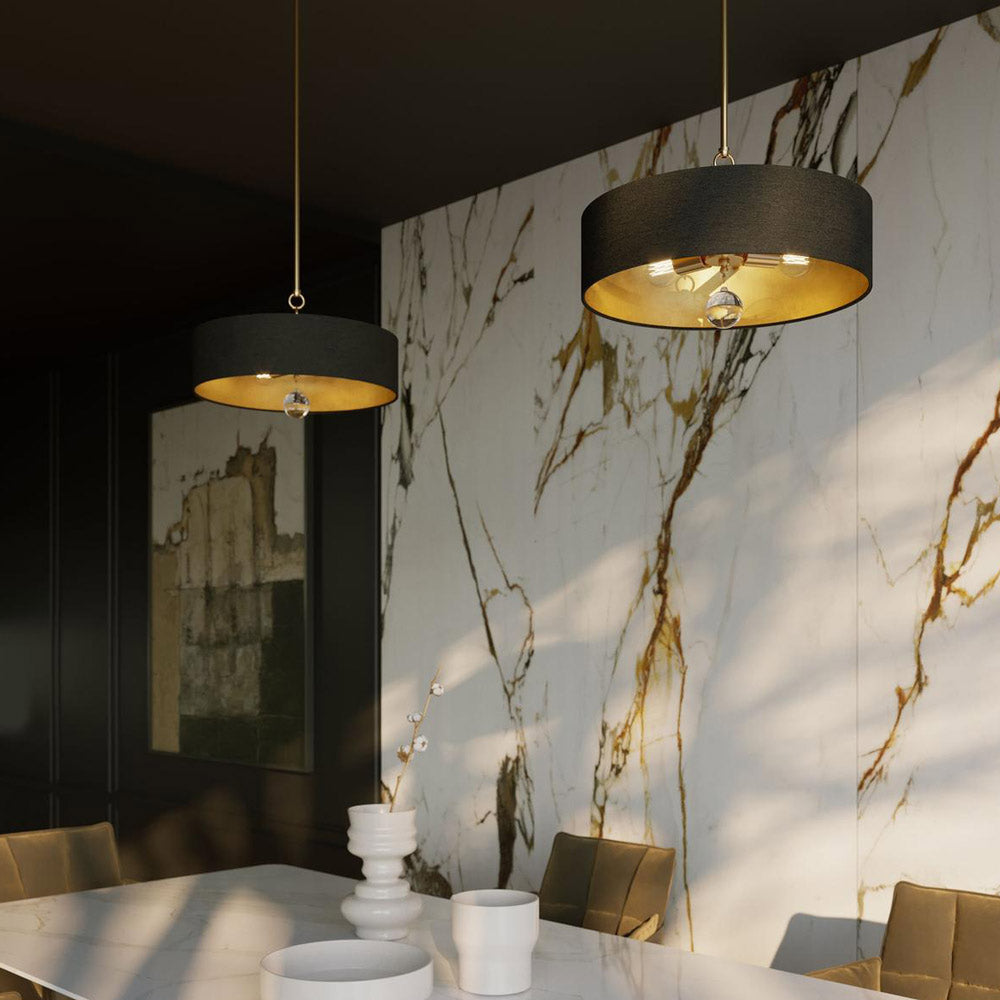 Celine Pendant Light in living room.