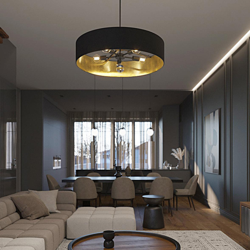 Celine Pendant Light in living room.