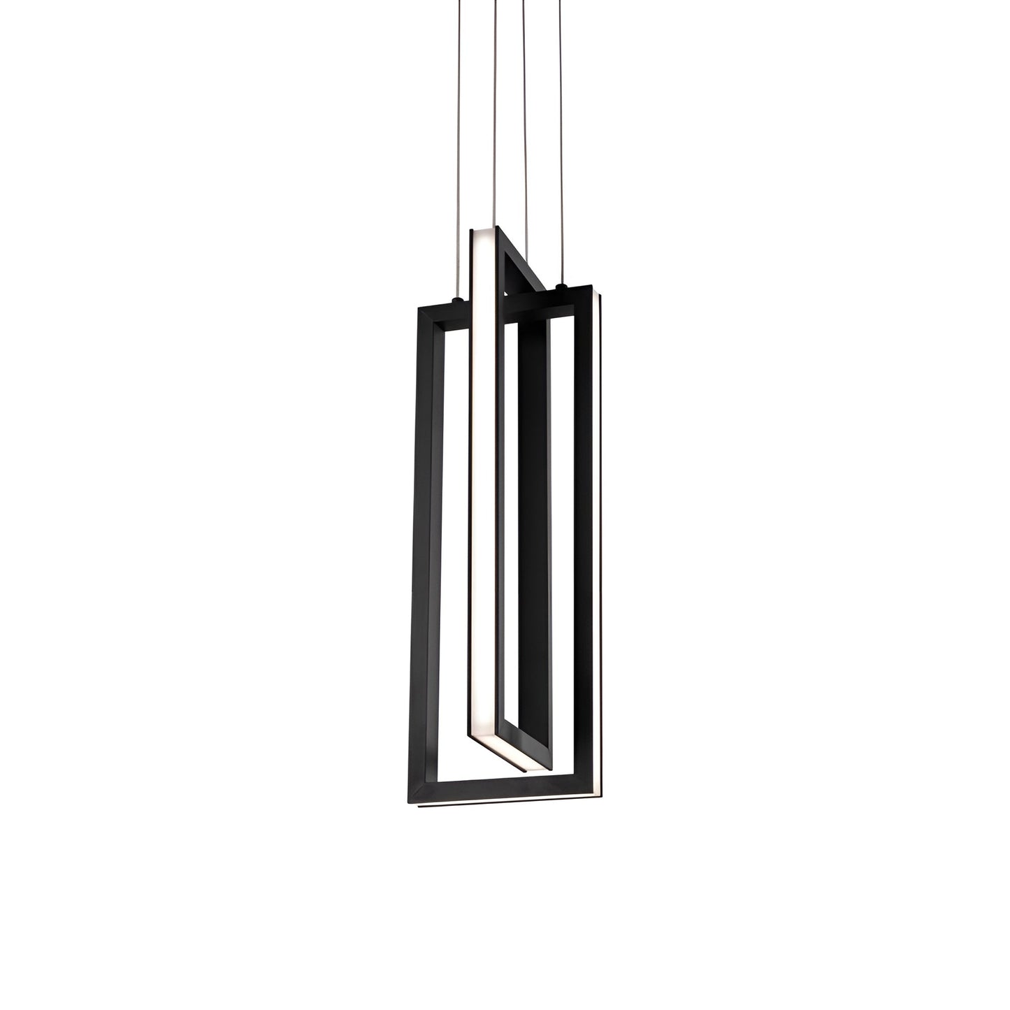Cole LED Pendant Light in Black.