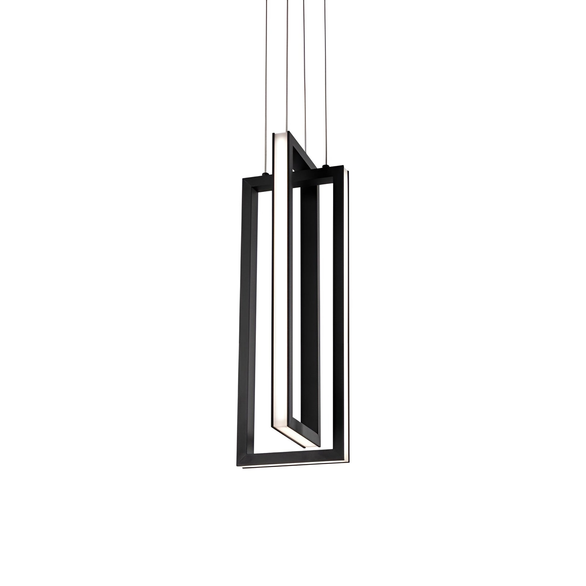 Cole LED Pendant Light in Black.