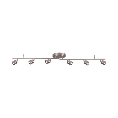Core LED Track Ceiling / Wall Light in Satin Nickel (55.13-Inch).