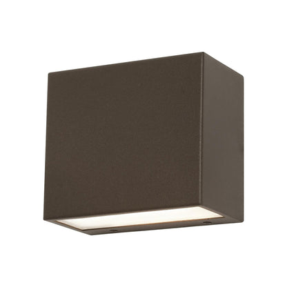 Dakota Outdoor LED Wall Light in Bronze (Small).