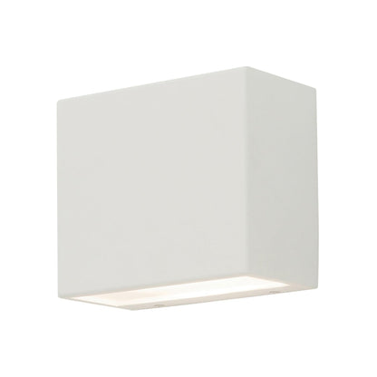 Dakota Outdoor LED Wall Light in White (Small).