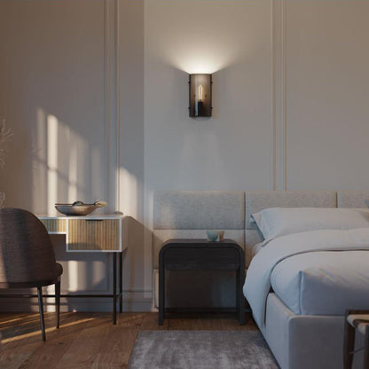 Dana Wall Light in bedroom.