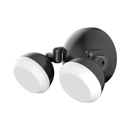 Daniel Outdoor LED Wall Light in Black.