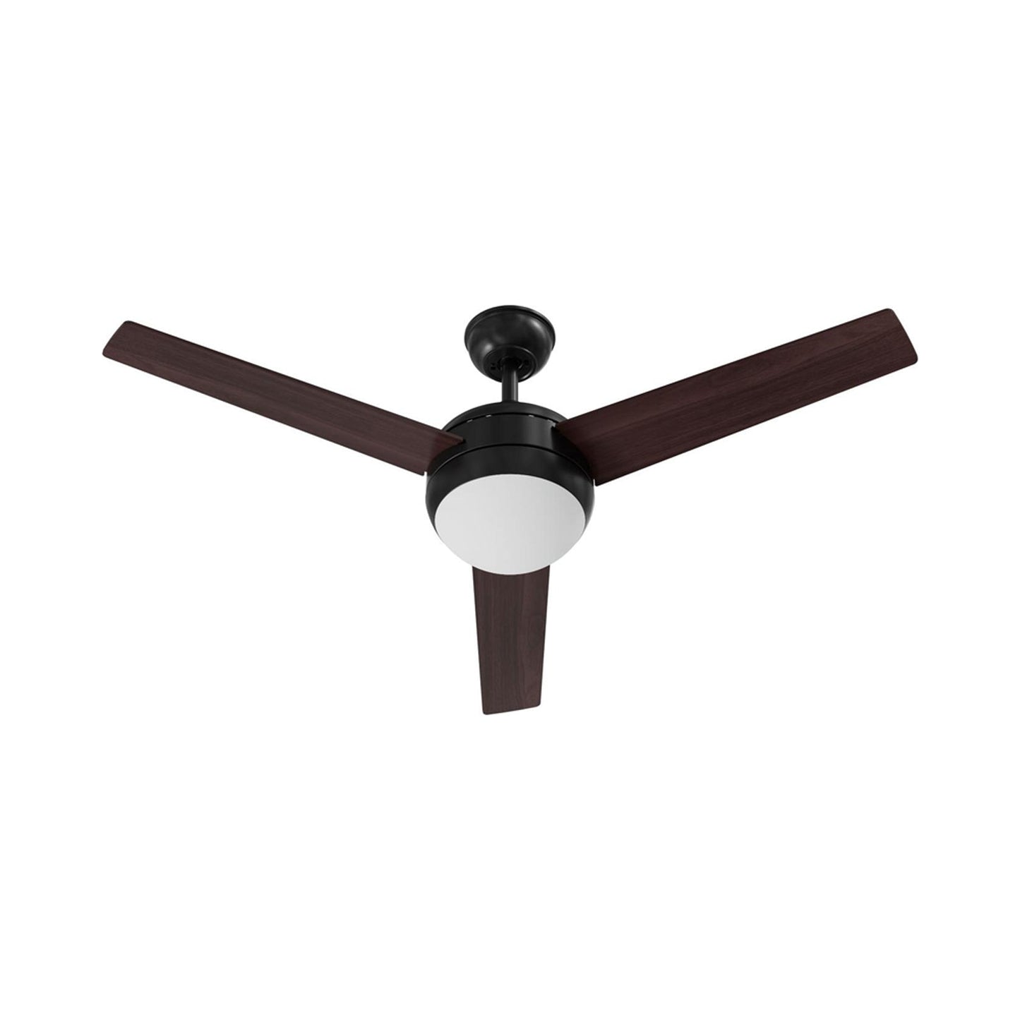 Davis LED Ceiling Fan in Black.
