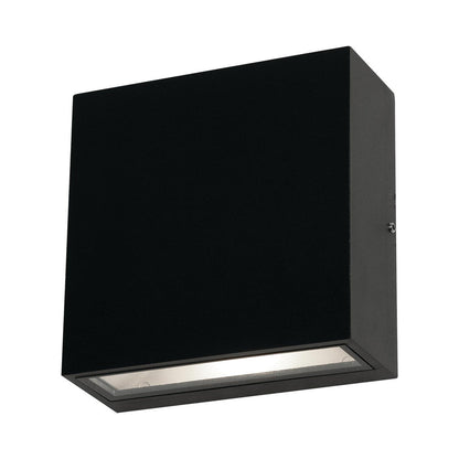 Dexter Outdoor LED Wall Light in Black (1-Light).