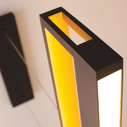 Echo Linear LED Pendant Light - line drawing.