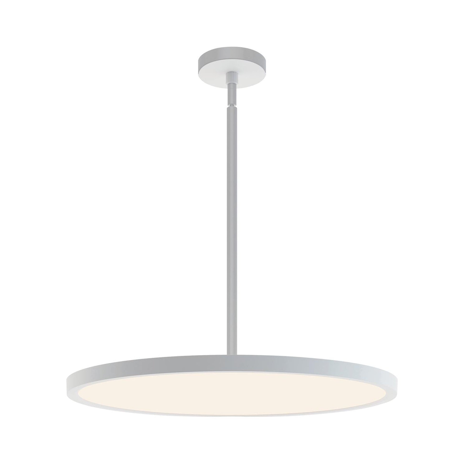 Edge Round LED Pendant White (Large).