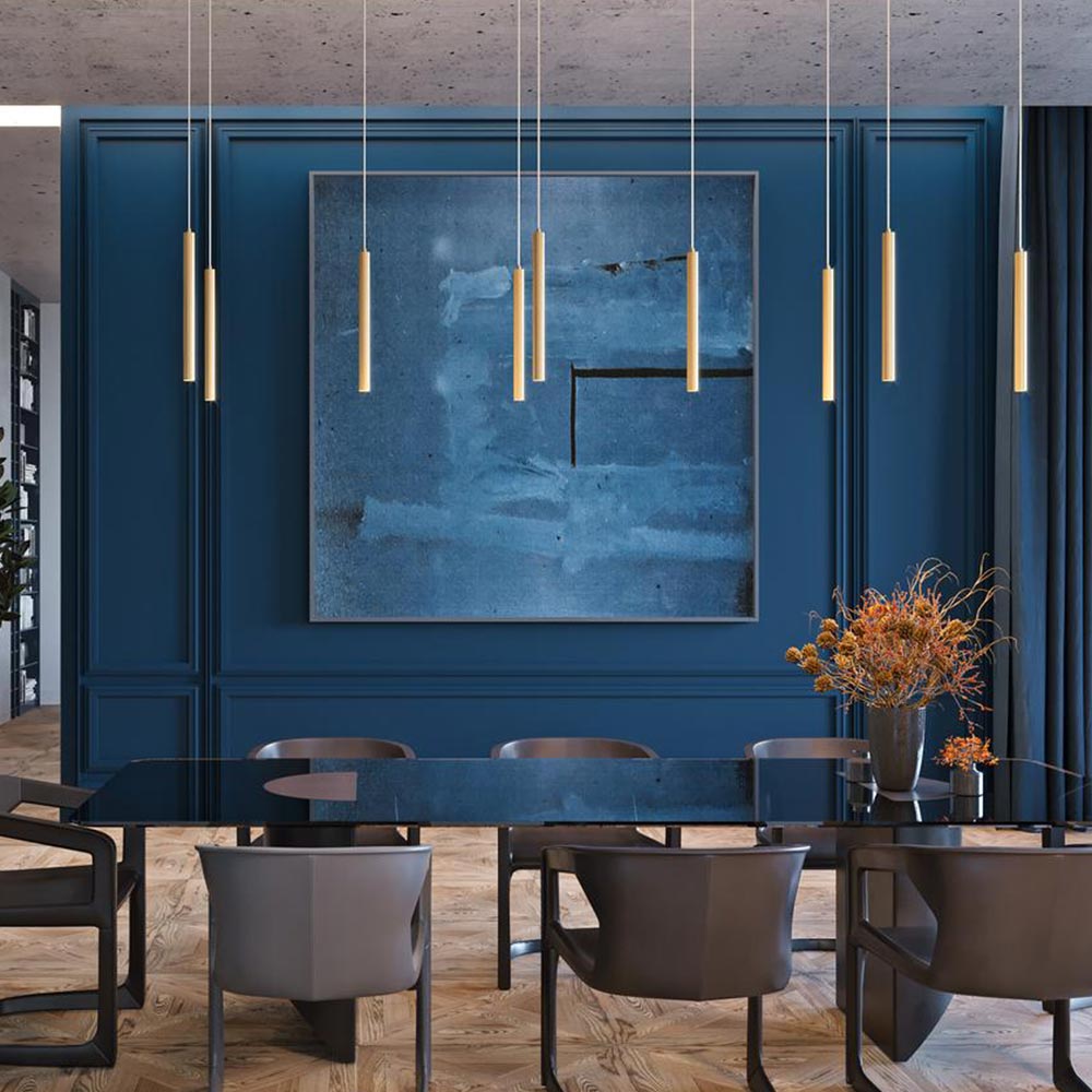 Eli LED Pendant Light in dining room.
