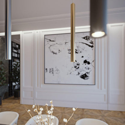 Eli LED Pendant Light in dining room.