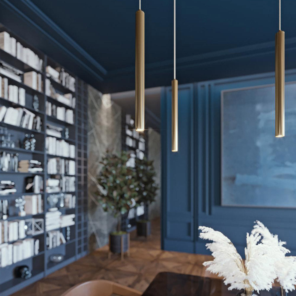 Eli LED Pendant Light in dining room.