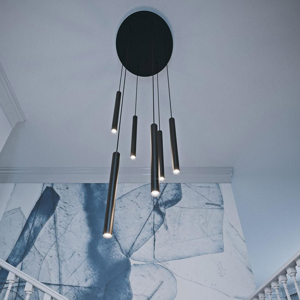 Eli Round LED Pendant Light in Detail.