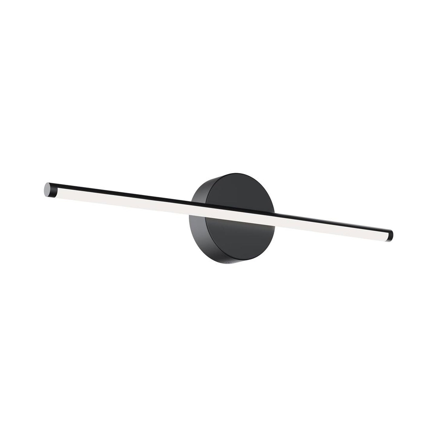 Elizabeth LED Bath Vanity Light in Black (24-Inch).
