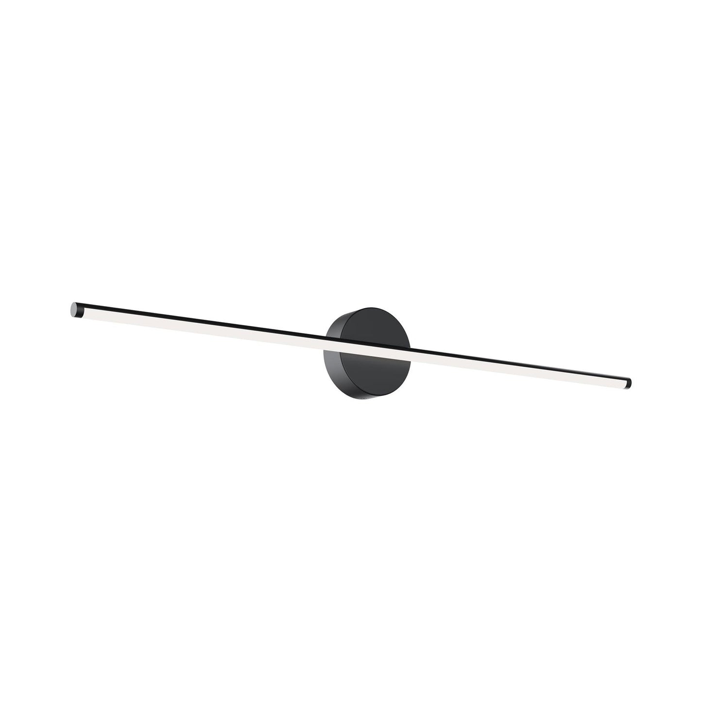 Elizabeth LED Bath Vanity Light in Black (36-Inch).