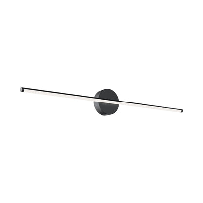 Elizabeth LED Bath Vanity Light in Black (36-Inch).