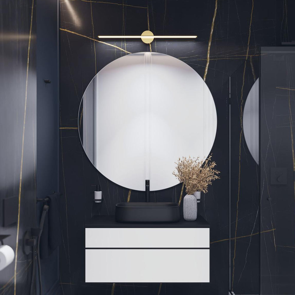 Elizabeth LED Bath Vanity Light in bathroom.