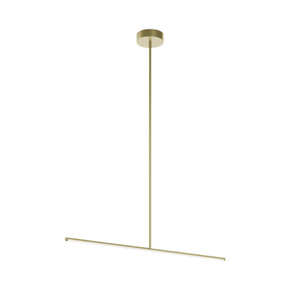 Elizabeth LED Pendant Light in Light Antique Brass.