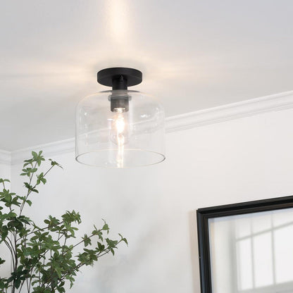 Elsa Semi Flush Mount Ceiling Light in Detail.