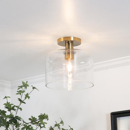 Elsa Semi Flush Mount Ceiling Light in Detail.