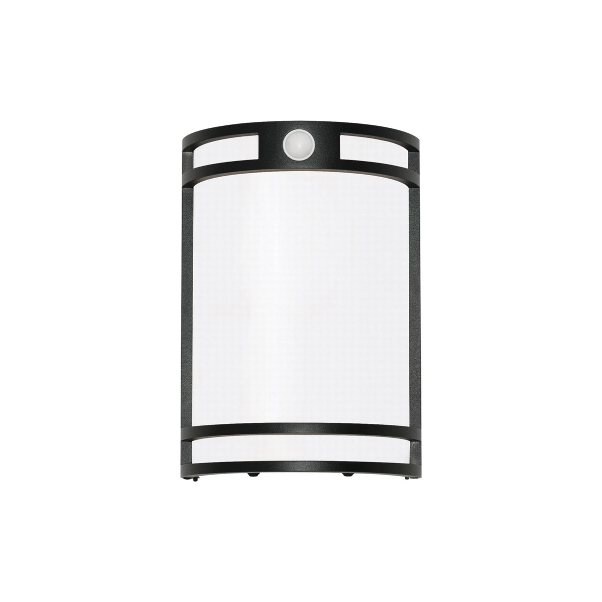 Elston Outdoor LED Wall Light in Black (10-Inch).
